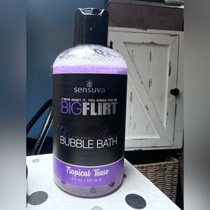 Sensuva Big Flirt Bubble Bath - Vanilla Lavender